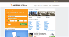 Desktop Screenshot of californiahotels.com